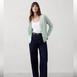 Banana Republic Factory Forever V-Neck Cardigan Sweater